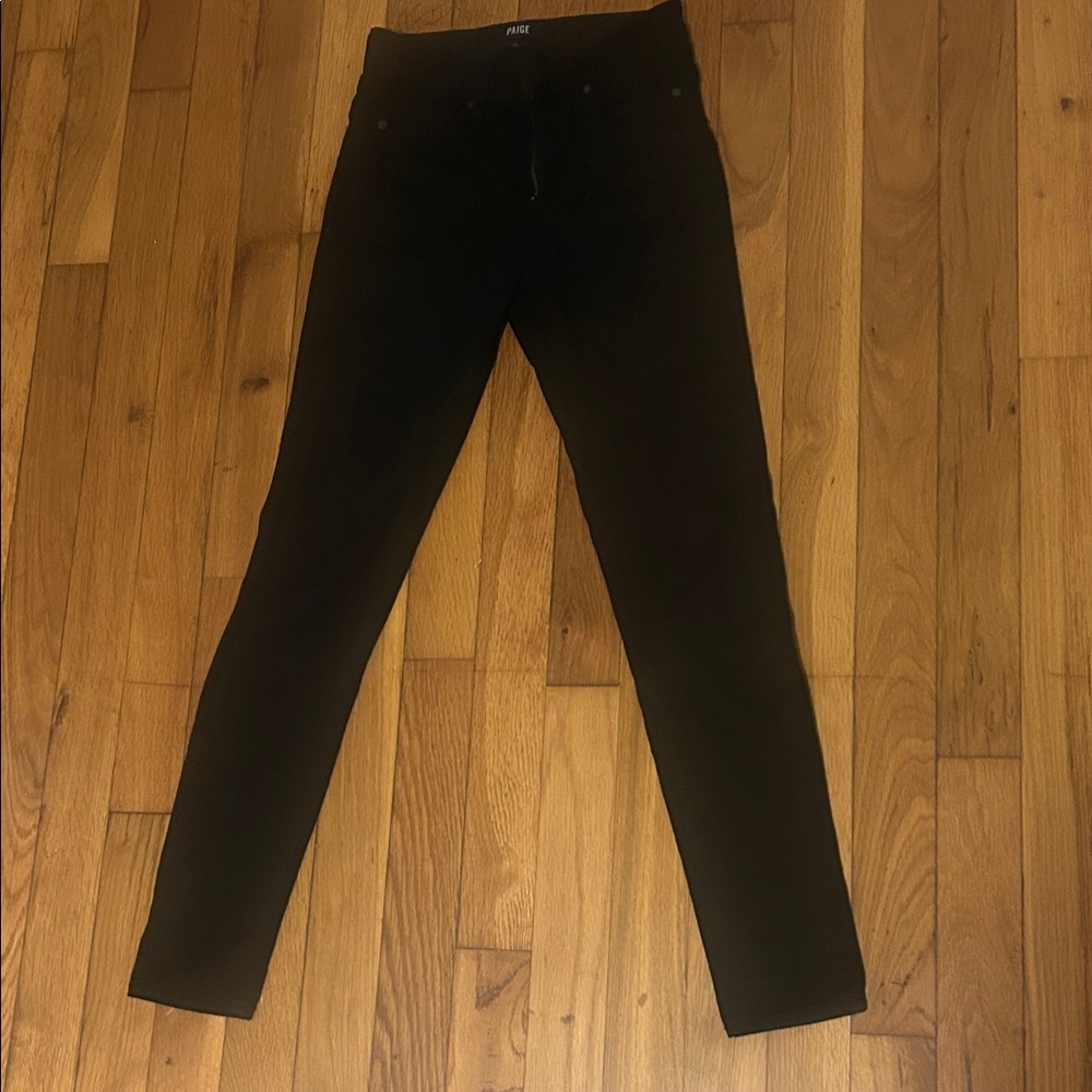 PAIGE Women's Black Skinny Jeans